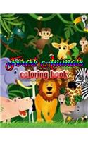 Forest Animals coloring book: An Adult Coloring Book with Adorable Woodland Creatures, Delightful Fantasy Elements, and Peaceful Nature Scenes