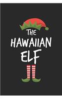 Funny Hawaiian Elf Christmas Notebook Gift: Lined Notebook / Journal Gift, 120 Pages, 6x9, Soft Cover, Matte Finish