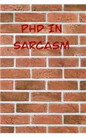 pHD IN SARCASM: 6x9 Journal brick sarcastic work hospital notebook Christmas gift presents for under 10 dollars