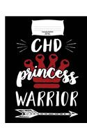 Chd Princess Warrior Composition Book for Kids: Wide Ruled Notebook for School & Journaling