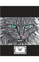 Unruled (Unlined) Blank Composition Notebook (8.5"x11" inches) 150 Pages