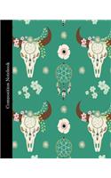 Composition Notebook: College Ruled Composition Notebook: One Subject Cute Composition Notebook