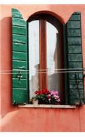 Window Shutters Wide Open in Venice, Italy Journal