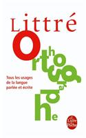 Littre Orthographe