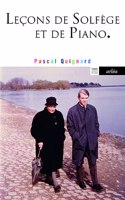 Lecons de solfege et de piano