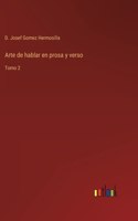Arte de hablar en prosa y verso