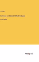 Beiträge zur Statistik Mecklenburgs