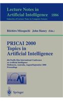 Pricai 2000 Topics in Artificial Intelligence