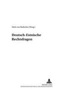 Deutsch-Estnische Rechtsfragen