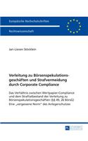 Verleitung Zu Boersenspekulationsgeschaften Und Strafvermeidung Durch Corporate Compliance