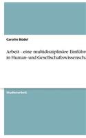 Arbeit - eine multidisziplinäre Einführung in Human- und Gesellschaftswissenschaften