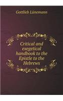 Critical and Exegetical Handbook to the Epistle to the Hebrews