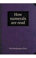 How numerals are read: (English)