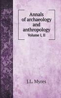 Annals of archaeology and anthropology