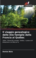 viaggio genealogico delle mie famiglie dalla Francia al Québec