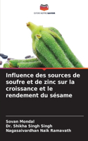 Influence des sources de soufre et de zinc sur la croissance et le rendement du sésame