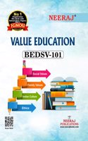 NEERAJ BEDSV-101 (Value Education) | English Medium Chapter Wise Reference Book Including Many Solved Sample Papers | Based On IGNOU Syllabus | By:Kshyama Sagar Meher | Neeraj Publications | Pack of 1