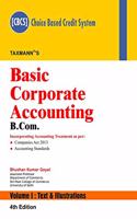 Basic Corporate Accounting - B.Com (CBCS) (Set of 2 Volumes) (4th Edition January 2019)