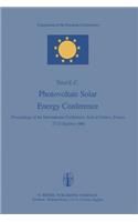 Photovoltaic Solar Energy Conference