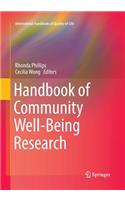 Handbook of Community Well-Being Research