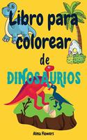 Libro para colorear de dinosaurios