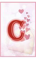 C: : Cute Initial Monogram Letter C, A fantastic Journal, with high-quality paper, the perfect fit for doodles, journaling, and creativity.6"x9" inches