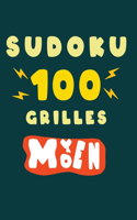 Sudoku 100 Grilles Moyen: Solutions et 10 grilles vierges incluses ce cahier est idéal pour les amateurs et confirmés enfant ou adulte / Grand Format 21,6x27,9 cm (8,5"x11")