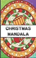 Christmas Mandalas: Adult Coloring Book with Fun Holiday Designs, Detailed Christmas Mandalas