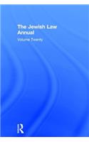 Jewish Law Annual Volume 20