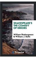 Shakespeare's the Comedy of Errors