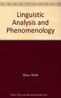 Linguistic Analysis and Phenomenology