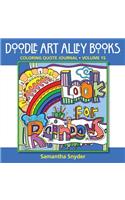 Look for Rainbows: Coloring Quote Journal(15 Doodle Art Alley Books)