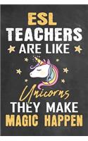 Esl Teachers Are Like Unicorns They Make Magic Happen