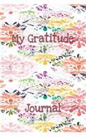 My Gratitude Journal: Woman's reflective weekly notebook to diary by hand, gratefulness and appreciation, recording gracious respect and appreciation. Romantic watercolor