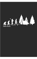 Camping Evolution: Camping Outdoor Notebook Camper Notizbuch Planer 6x9 Lined