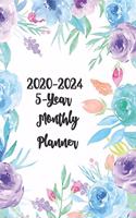 2020-2024 5-Year Monthly Planner 6x9