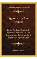 Agnosticism And Religion