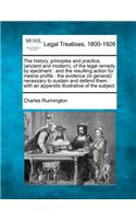 The history, principles and practice, (ancient and modern), of the legal remedy by ejectment