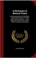 A Dictionary of Musical Terms