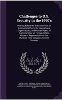 Challenges to U.S. Security in the 1990's