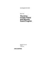Army Regulation AR 190-56 Military Police The Army Civilian Police and Security Guard Program 15 March 2013