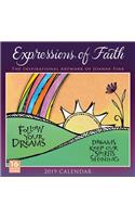 2019 Expressions of Faith the Inspirational Artwork of Joanne Fink 16-Month Wall Calendar: By Sellers Publishing