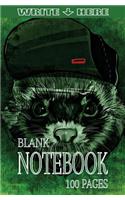 Write Here Blank Notebook