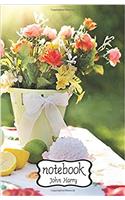 Notebook Journal Dot-grid, Graph, Lined, Blank No Lined Feminine Flower Vase: Small Pocket Notebook Journal Diary, (Blank Notebook Journal)