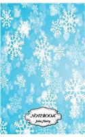 Notebook Journal Dot-grid,graph,lined,blank No Lined - Ice Crystals Design: Small Pocket Notebook / Journal / Diary: 1
