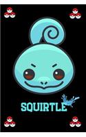 Squirtle - Pokemon Notebook, Pokemon Go, Notebook For Kids, Journal, Diary