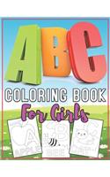 ABC Coloring Book for Girls