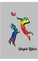 volleyball notebook calendar 2020