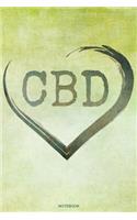 CBD Notebook: Lustiges Medizinisches Cannabis Reggae Geschenk CBD für den Rasta Geburtstag Weihnachten Weed Grower und Stoner Tagebuch Chiller Heft Cbd Öl Memo Ha