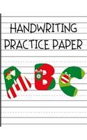Handwriting Practice Paper ABC